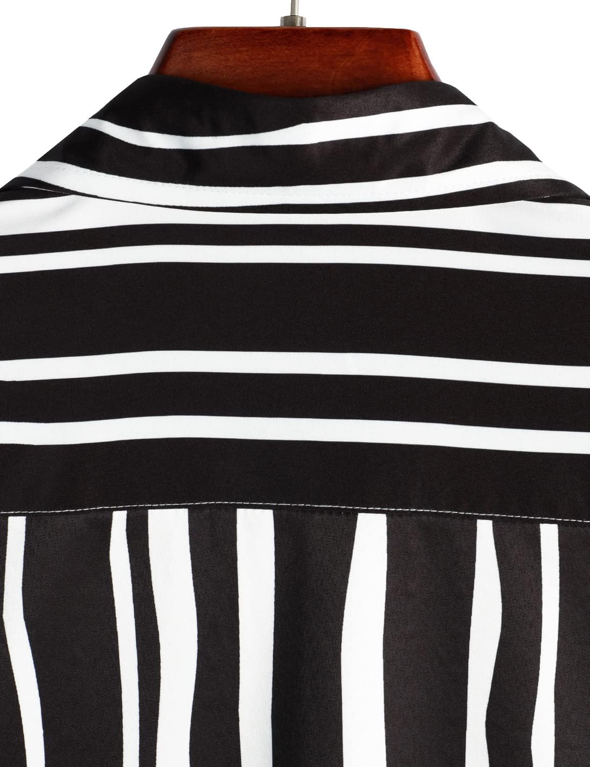VATPAVE Mens Striped Summer Shirts Casual Button Down Short Sleeve Beach Stylish Untucked Hawaiian Shirts