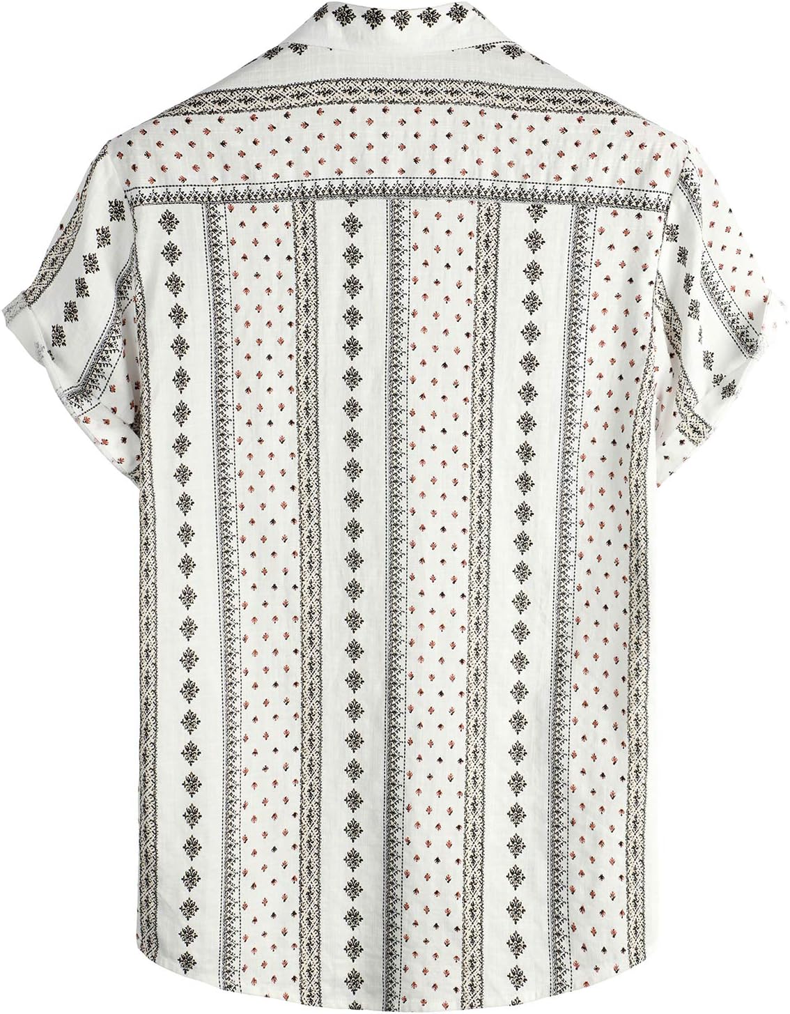 VATPAVE Mens Casual Short Sleeve Button Down Shirts Regular Fit Hawaiian Summer Shirts
