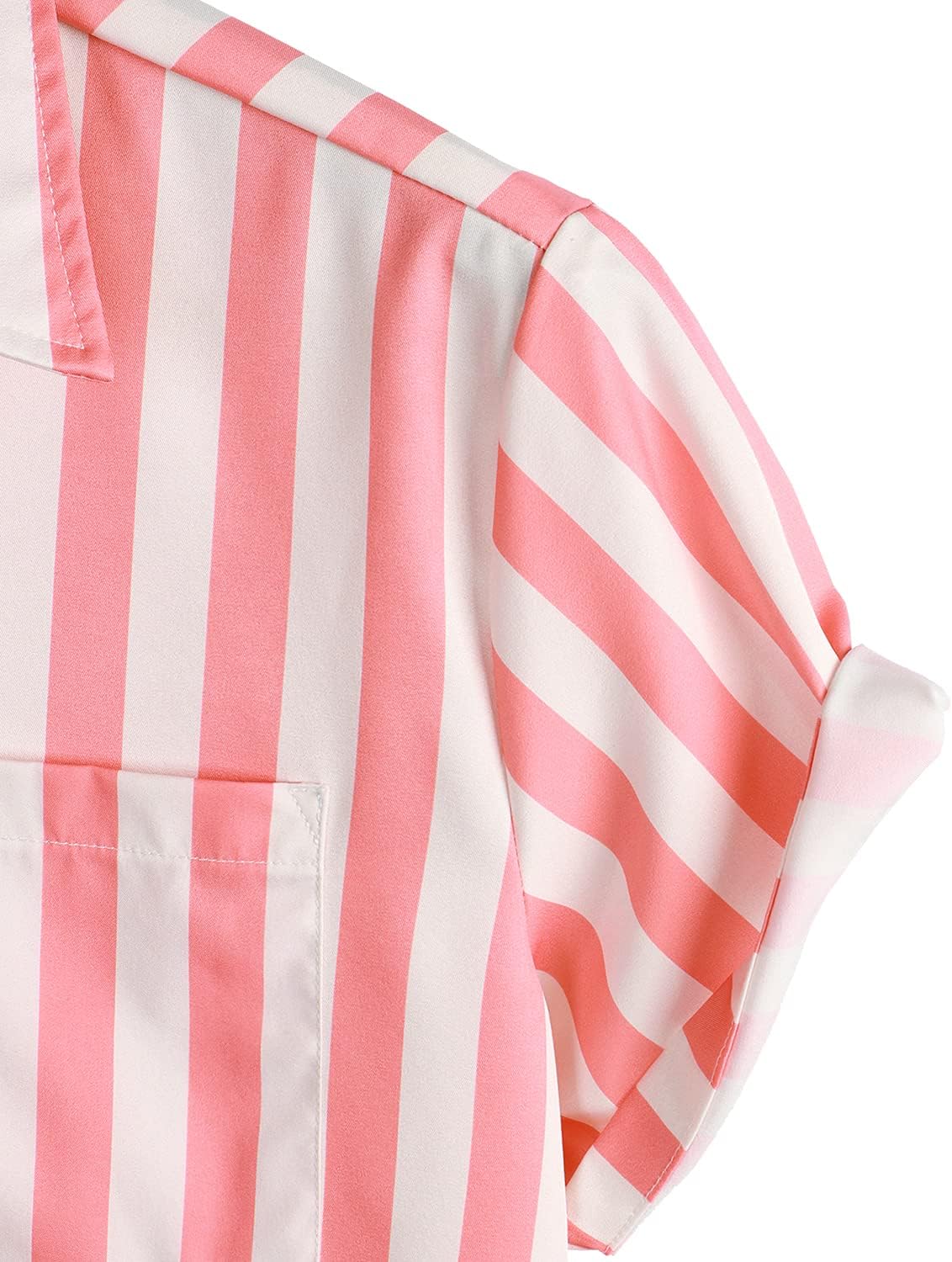 VATPAVE Mens Hawaiian Flamingo Shirts Casual Tropical Short Sleeve Button Down Shirt Summer Beach Shirts