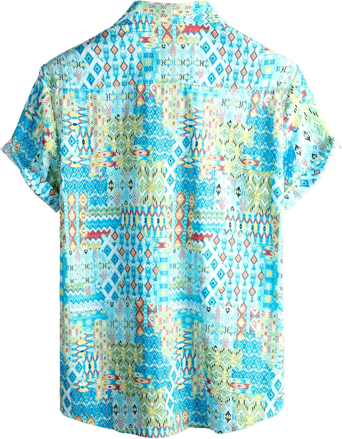 VATPAVE Mens Casual Hawaiian Floral Shirts Short Sleeve Button Down Tropical Shirts Beach Summer Shirts