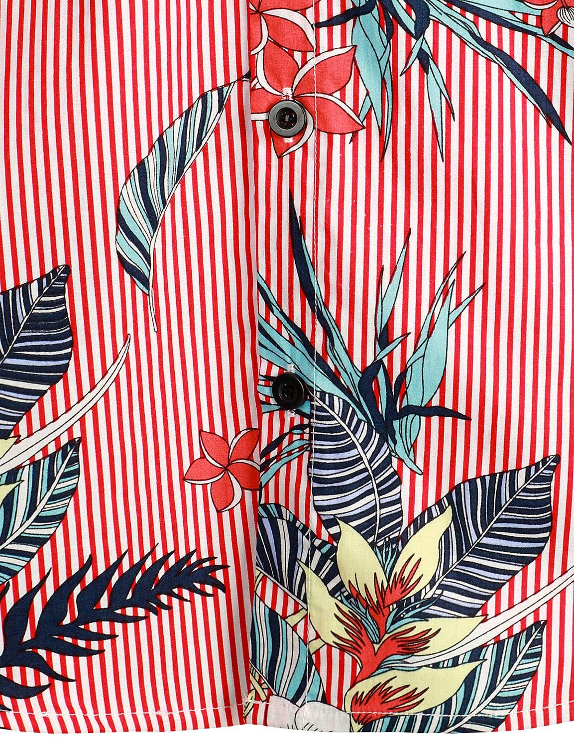 VATPAVE Mens Floral Hawaiian Shirt Casual Button Down Short Sleeve Aloha Beach Shirts